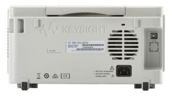 DSOX1102A Oscilloscope- 70-100 MHz, 2 Analog Channels – Backview