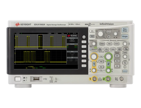 EDUX1002A Oscilloscope- 50 MHz, 2 Analog Channels