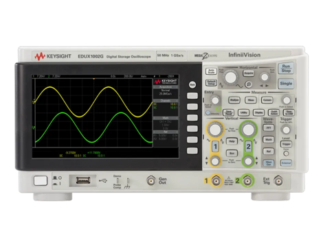 EDUX1002G Oscilloscope- 50 MHz, 2 Analog Channels