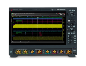 A Keysight MXR-B Series Infiniium Real-Time oscilloscope