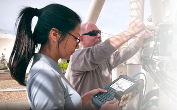 Engineers working in the field.