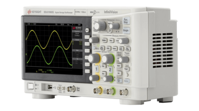 EDUX1002G Oscilloscope- 50 MHz, 2 Analog Channels – Sideview
