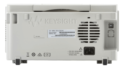 EDUX1002A Oscilloscope- 50 MHz, 2 Analog Channels – Backview