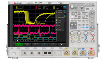 A Keysight MSOX4154A X-Series oscilloscope