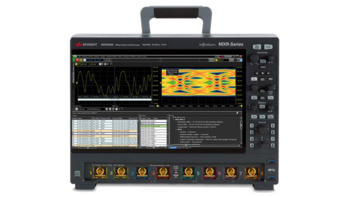 A Keysight MXR058A mixed signal oscilloscope