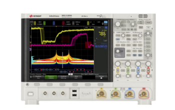 A Keysight MSOX6004A X-Series oscilloscope