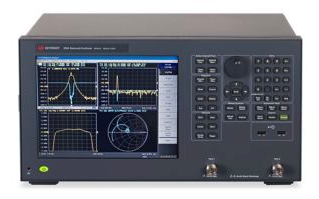 A used Keysight E5061B-3L5 vector network analyzer
