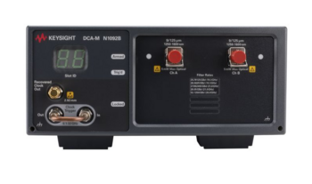 A Keysight N1092B DCA-M optical sampling oscilloscope