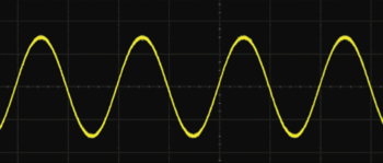 オシロスコープ基礎：正弦波