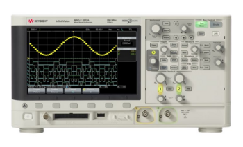 A Keysight MSOX3022A digital oscilloscope