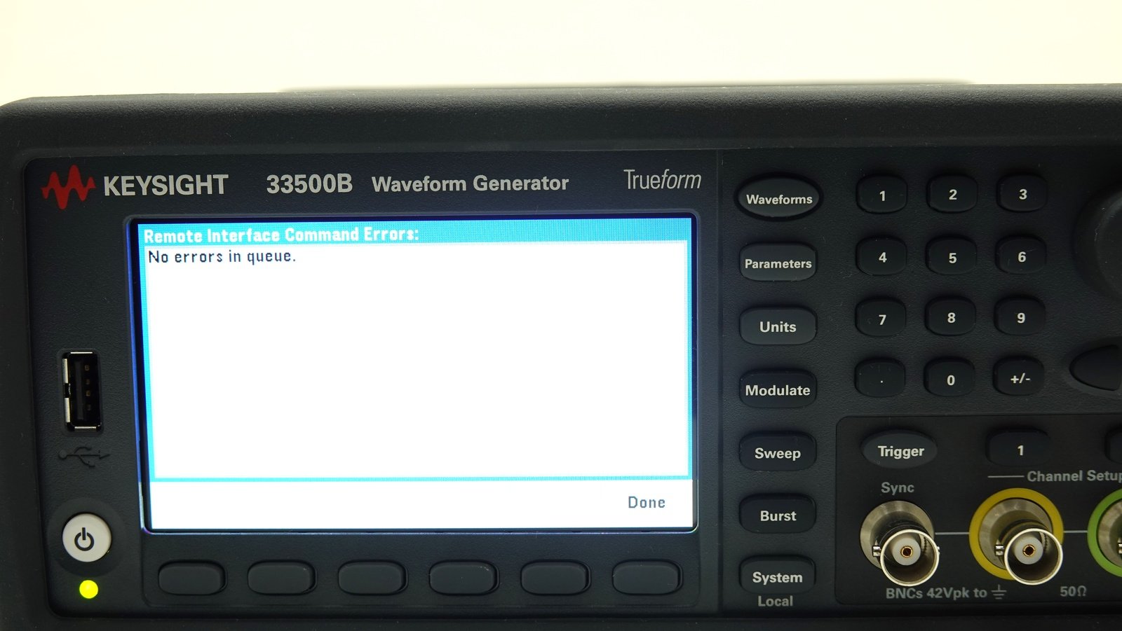 Keysight 33522B Waveform Generator / 33500B Series / 30 MHz / 2 Channels / 250MSa/s