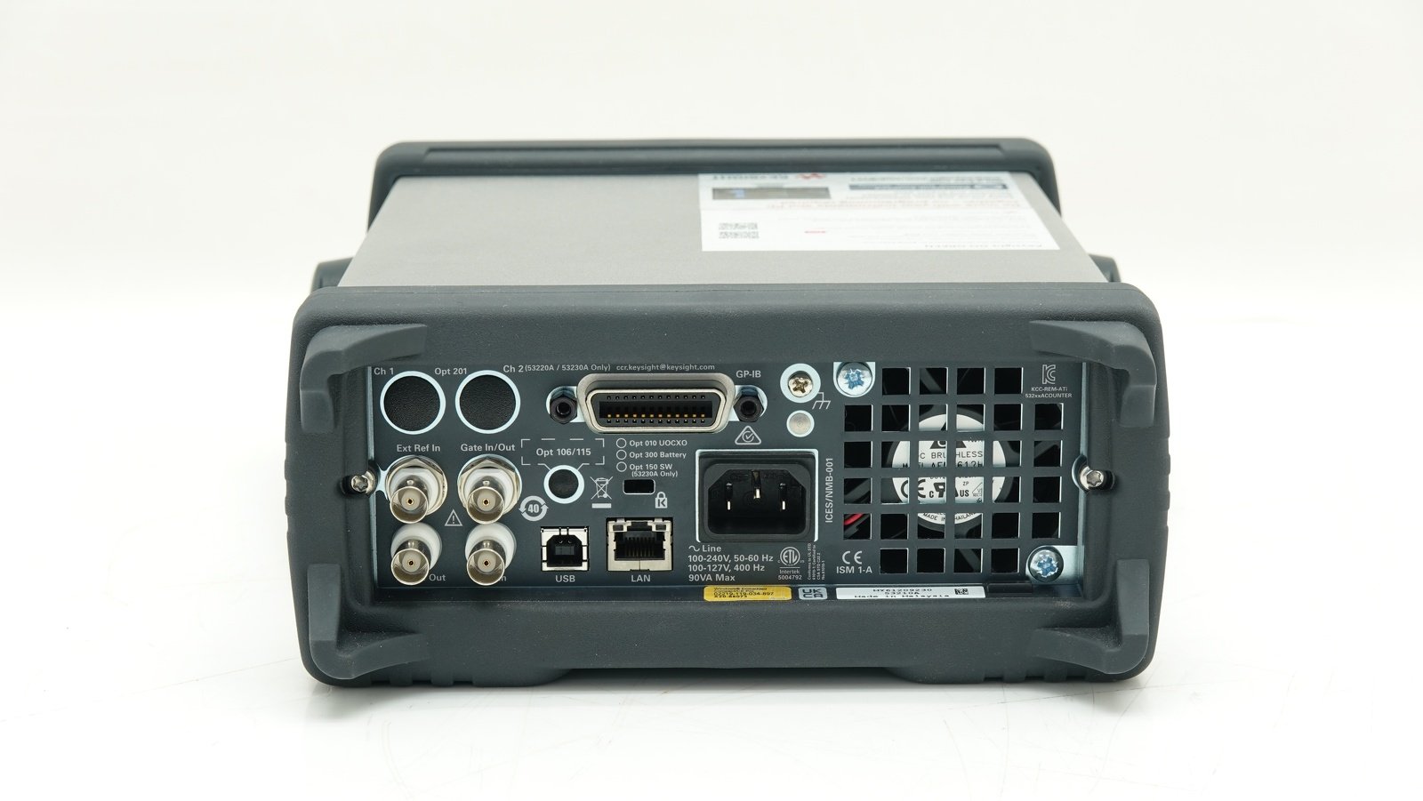 Keysight 53210A RF Frequency Counter / 350MHz / 10 Digits/s / LAN / USB / GPIB