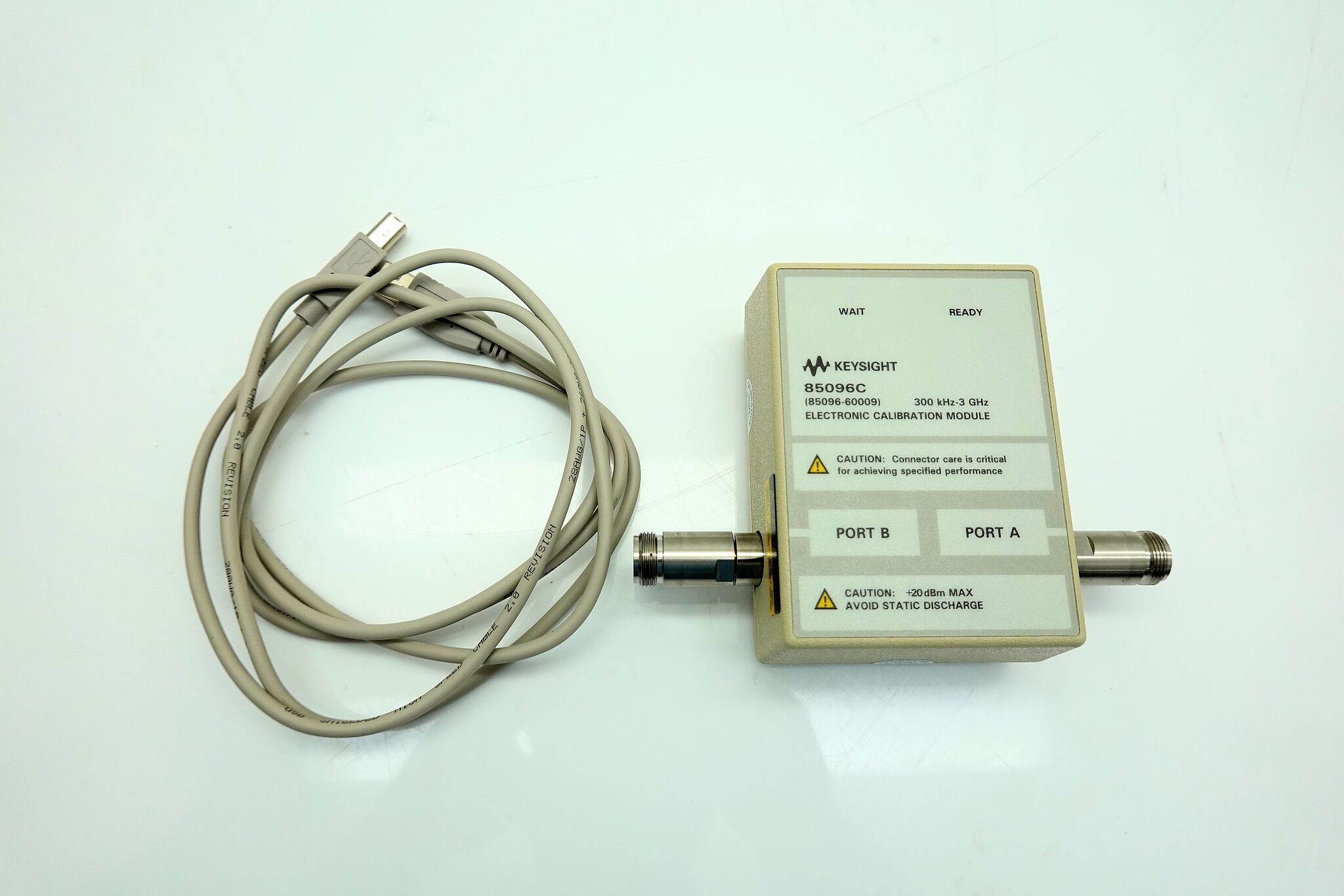 Keysight 85096C RF Electronic Calibration Module / 300 kHz to 3 GHz / Type-N / 75 ohm / 2-port