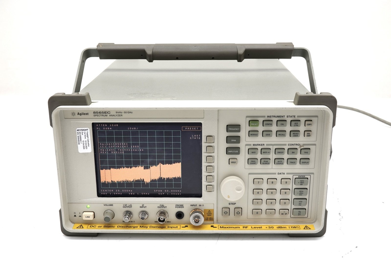 Keysight 8565EC Portable Spectrum Analyzer / 9 kHz to 50 GHz