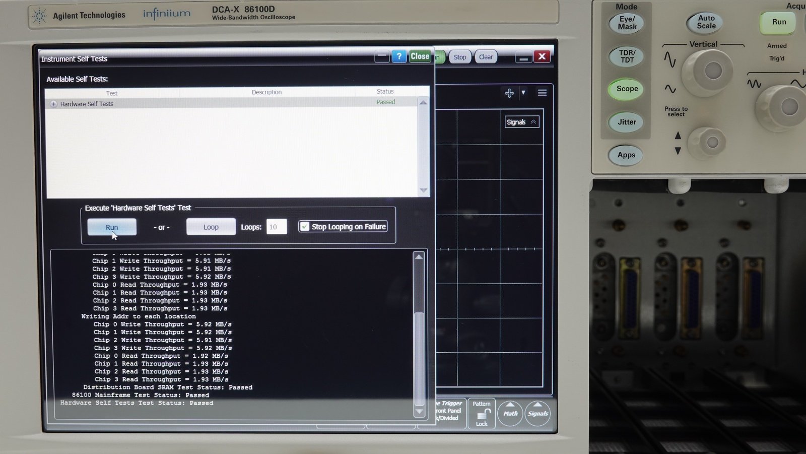 Keysight 86100D Infiniium DCA-X Wide-Bandwidth Oscilloscope Mainframe