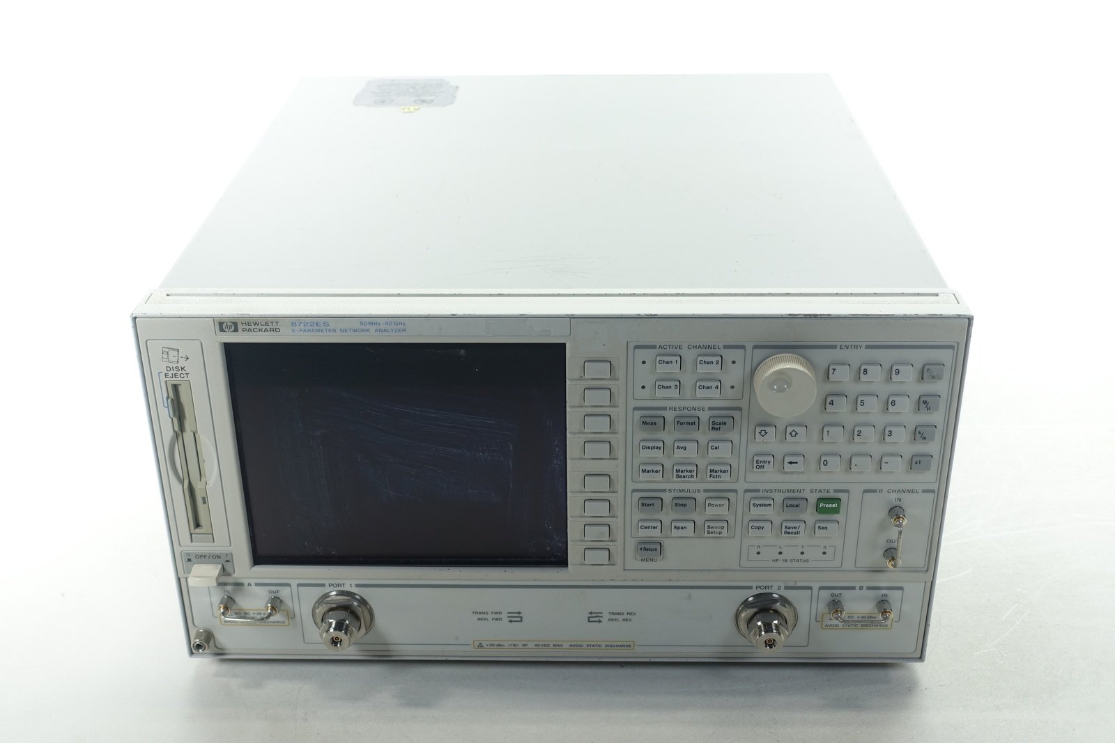 Keysight 8722ES Vector Network Analyzer / 50 MHz to 40 GHz / S-parameter