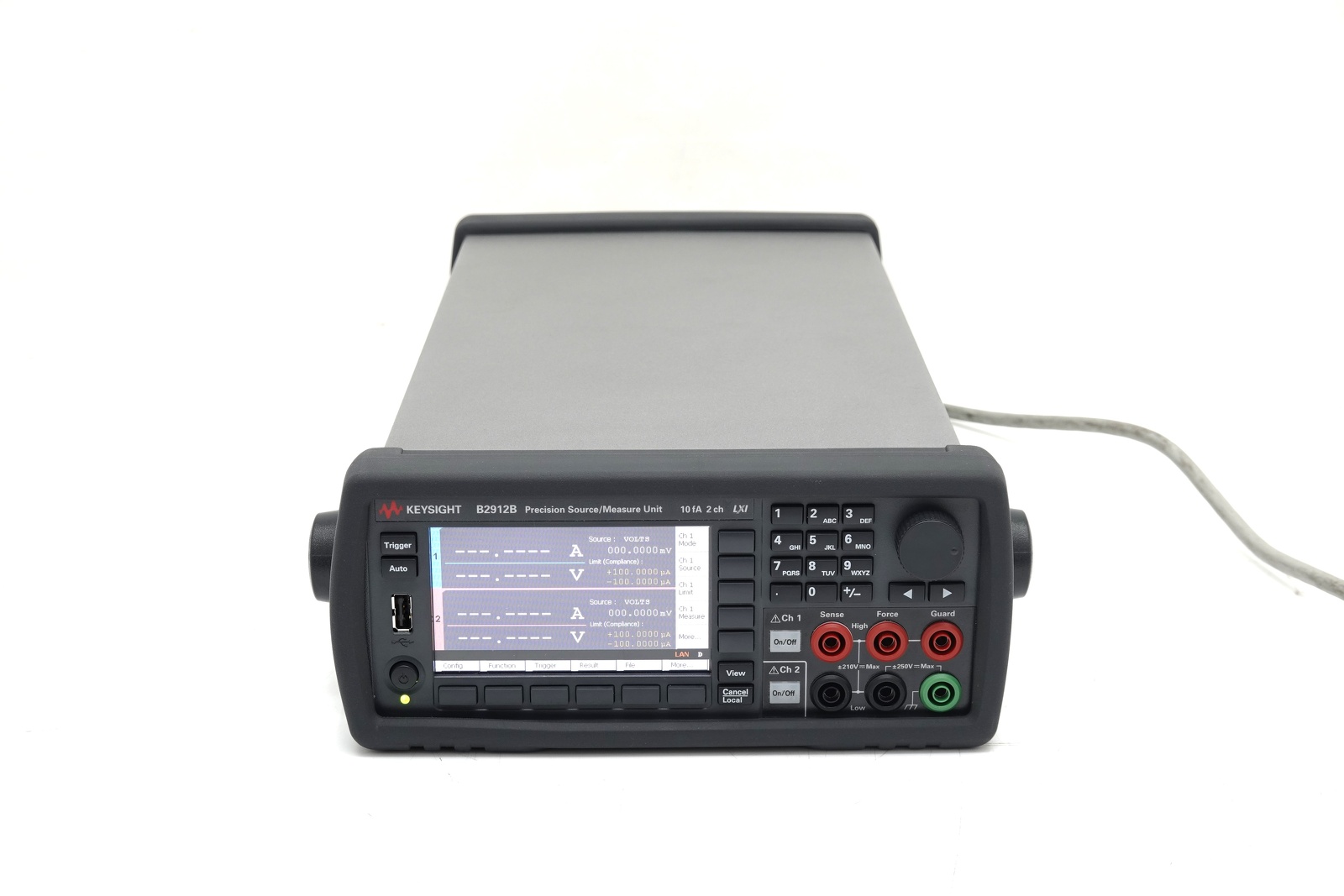 Keysight B2912B Precision Source/Measure Unit / 2 Channel / 10fA resolution / 210V / 3A DC/10.5A Pulse