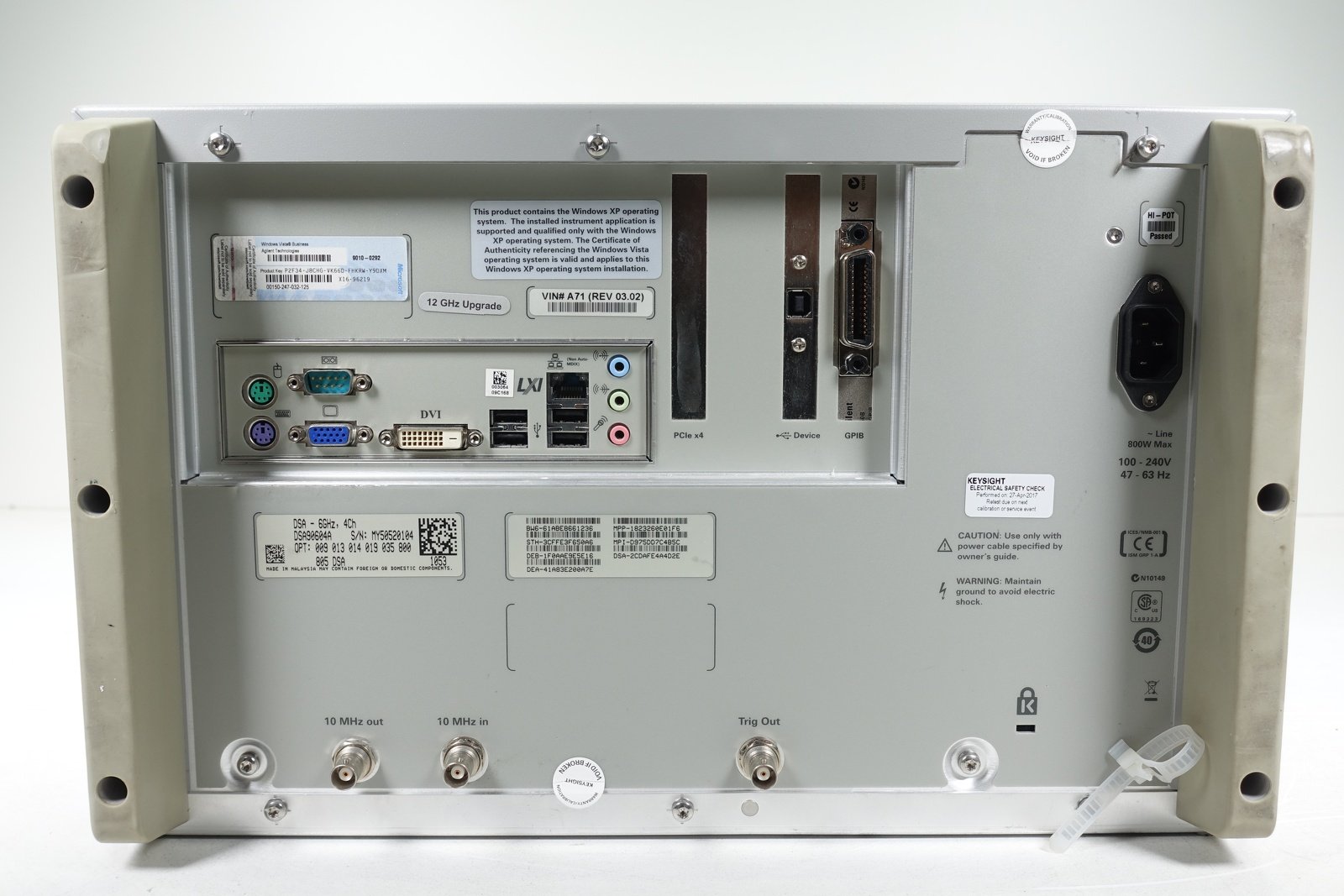 Keysight DSA90604A Infiniium High Performance Oscilloscope / 6 GHz / 20 GSa/s / 4 Channels