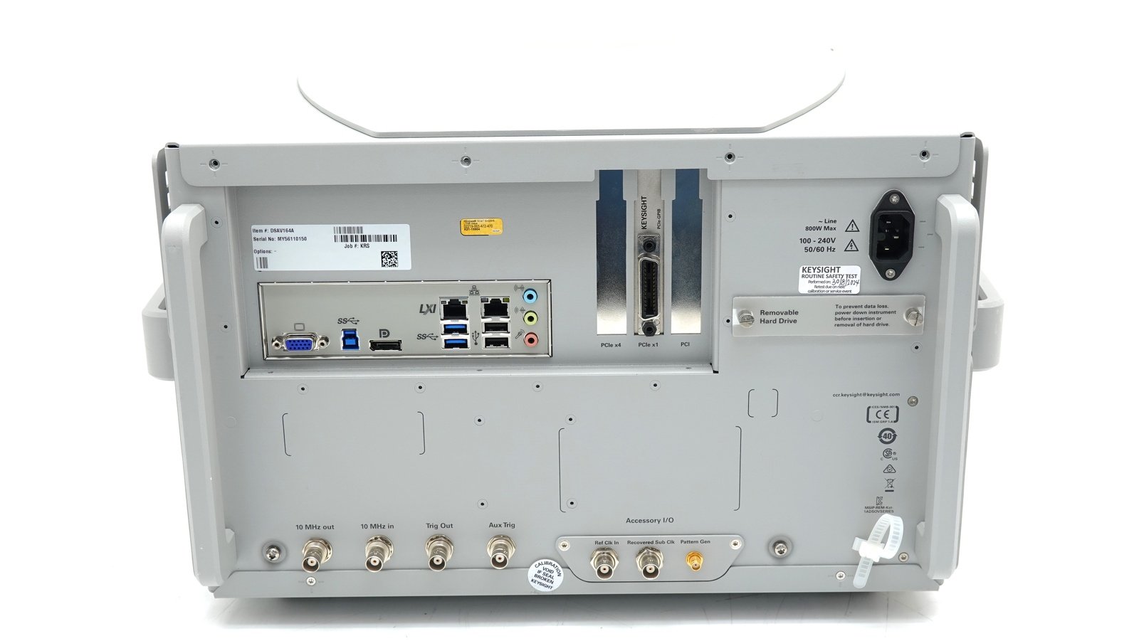 Keysight DSAV164A Infiniium V-Series Oscilloscope / 16 GHz / 80/40 GSa/s / 4 Analog Channels