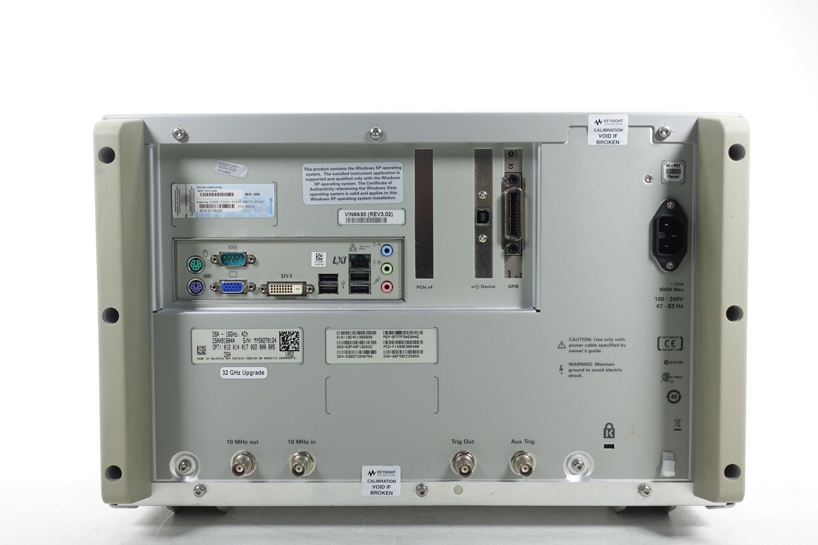 Keysight DSAX91604A Infiniium High-Performance Oscilloscope / 16 GHz / 80/40 GSa/s / 4 Channels / 50M