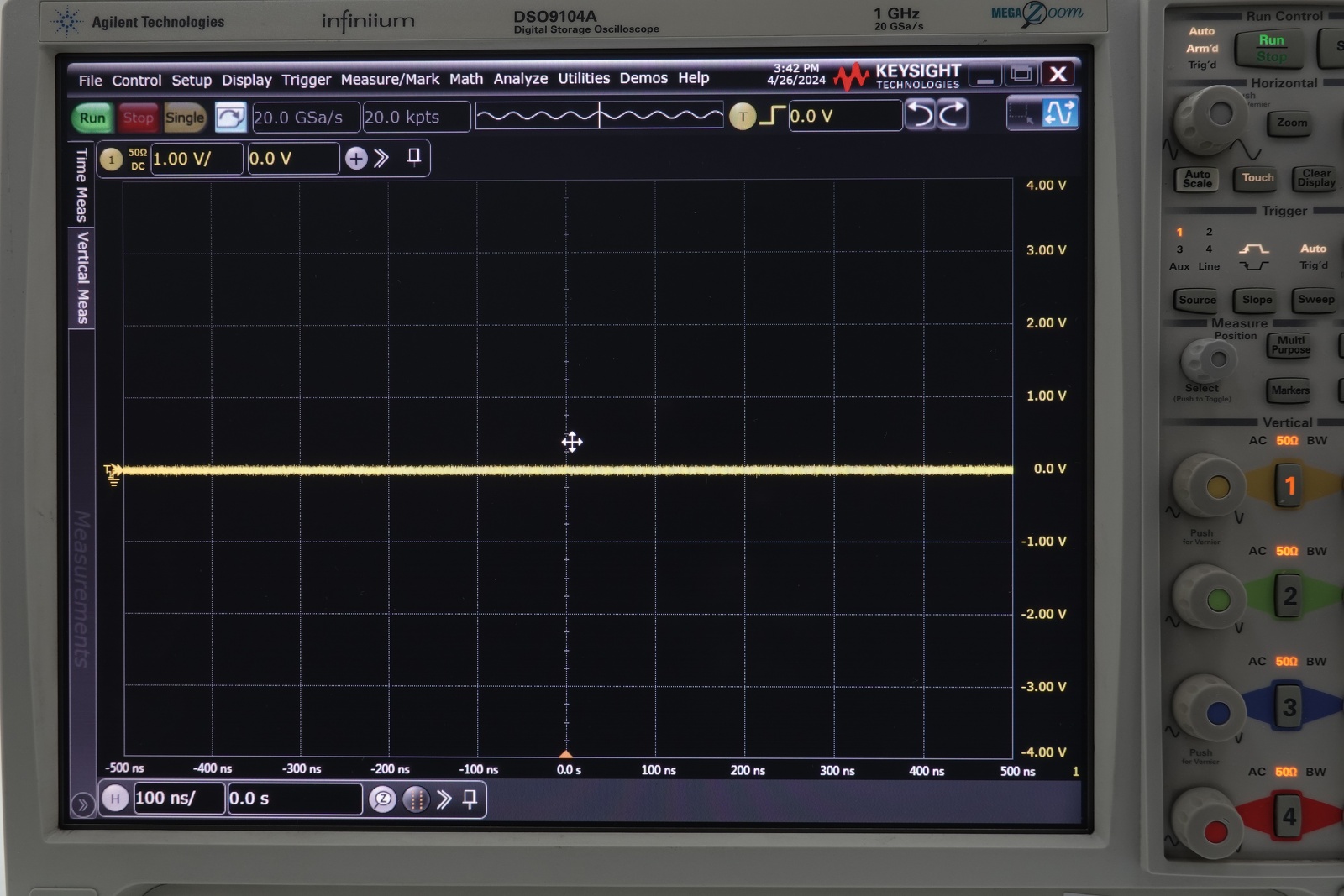 Keysight DSO9104A Infiniium Oscilloscope / 1 GHz / 4 Analog Channels