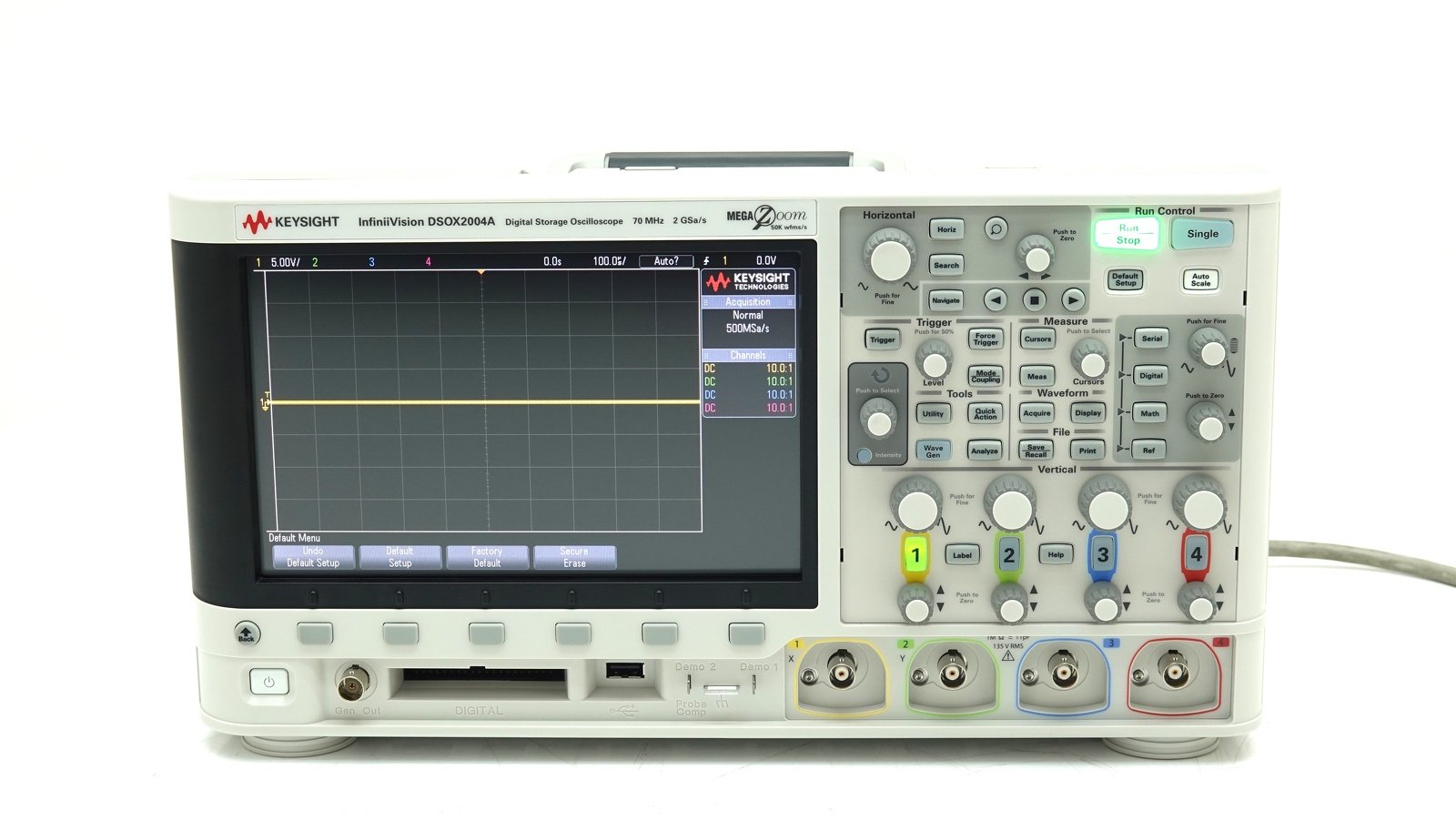 Keysight DSOX2004A Oscilloscope / 70 MHz / 4 Analog Channels