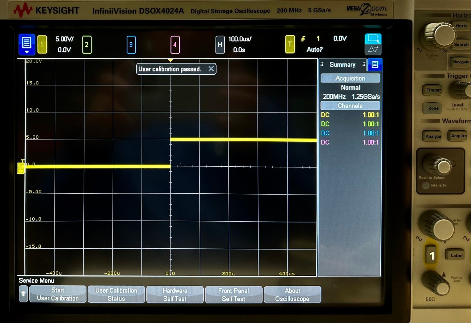 Keysight DSOX4024A Oscilloscope / 200 MHz / 4 Analog Channels