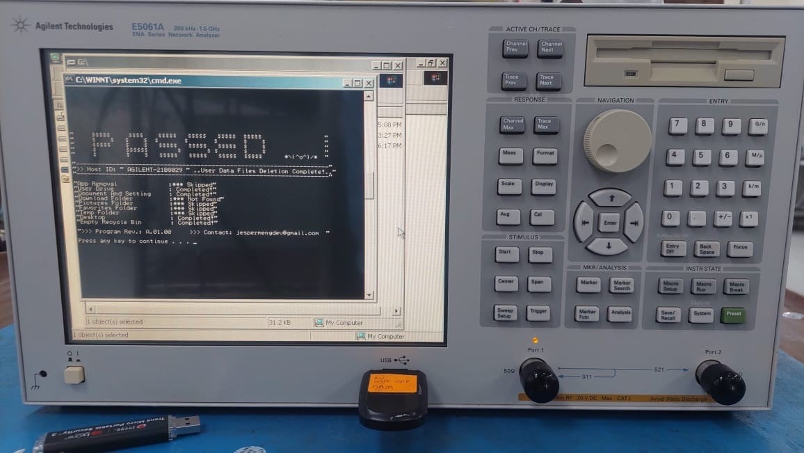 Keysight E5061A ENA-L RF Network Analyzer / 300 kHz to 1.5 GHz