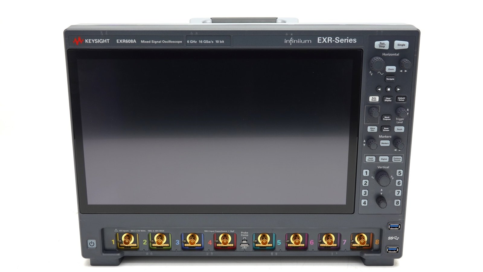 Keysight EXR608A Infiniium EXR-Series Real-Time Oscilloscope / 6 GHz / 16 GSa/s / 8 Channels