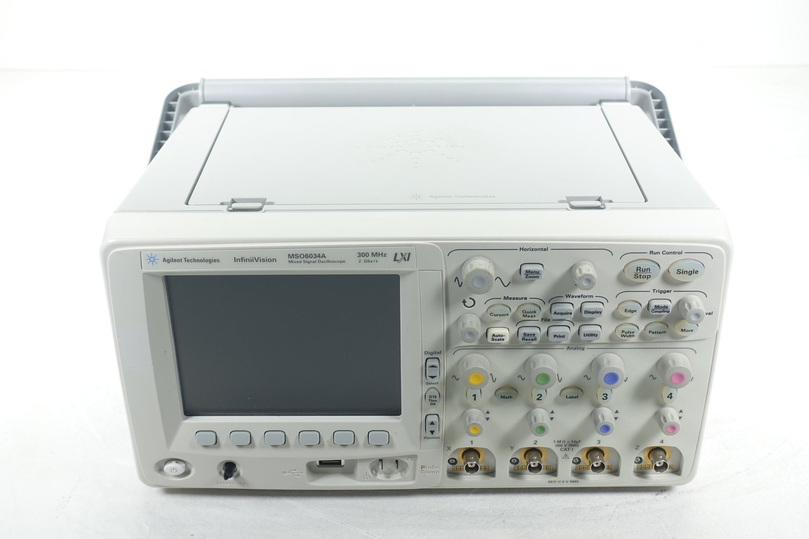 Keysight MSO6034A Mixed Signal Oscilloscope / 300 MHz / 4 Analog Plus 16 Digital Channels