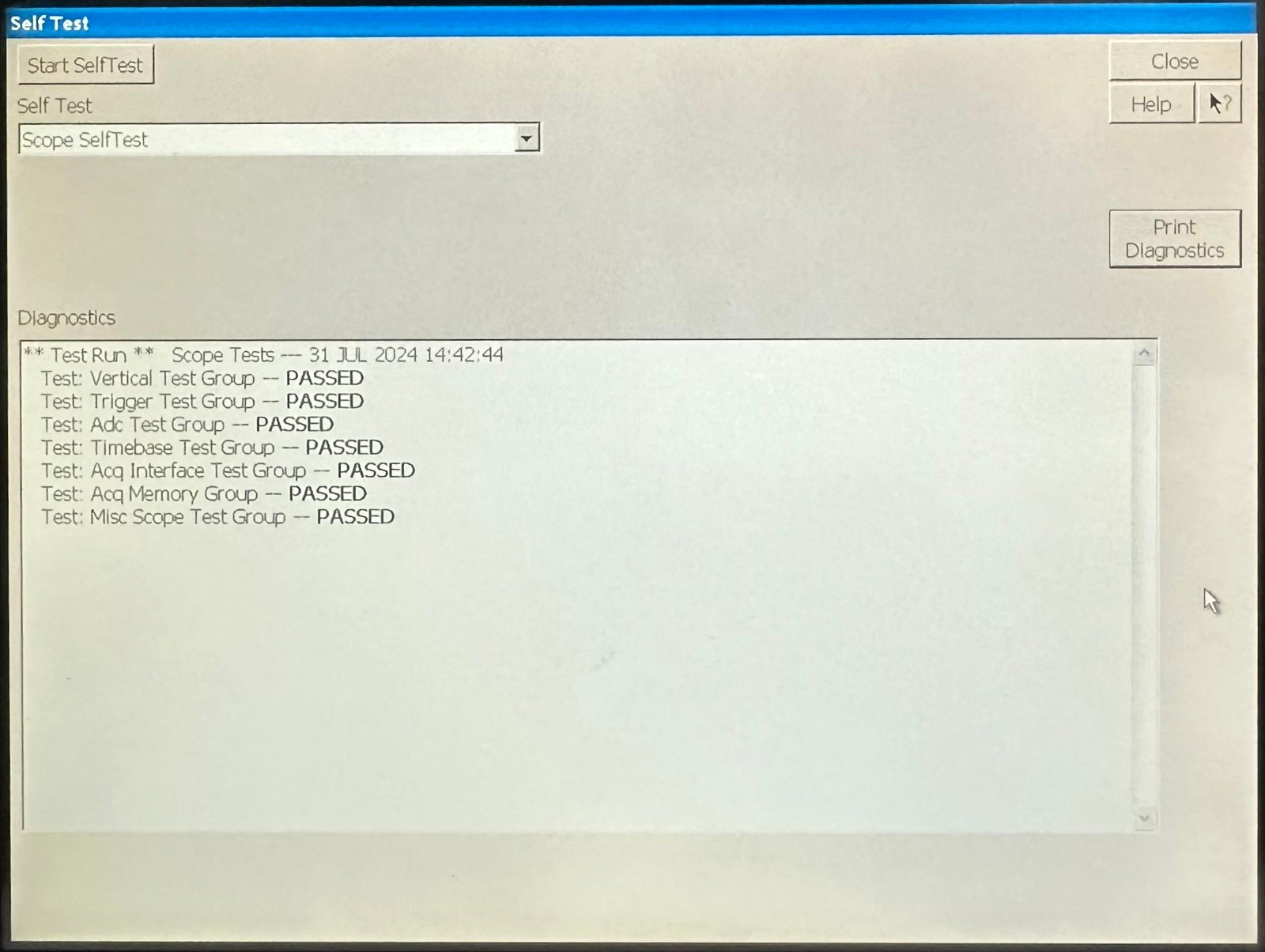 Keysight MSO8104A Infiniium Mixed Signal Oscilloscope / 1 GHz / 4 Scope and 16 Digital Channels