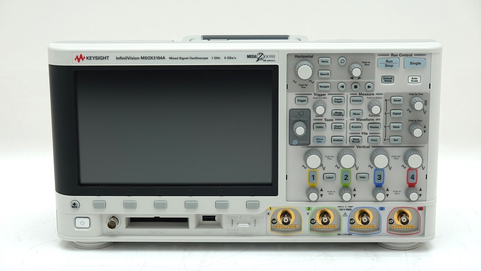 Keysight MSOX3104A Mixed Signal Oscilloscope / 1 GHz / 4 Analog Plus 16 Digital Channels