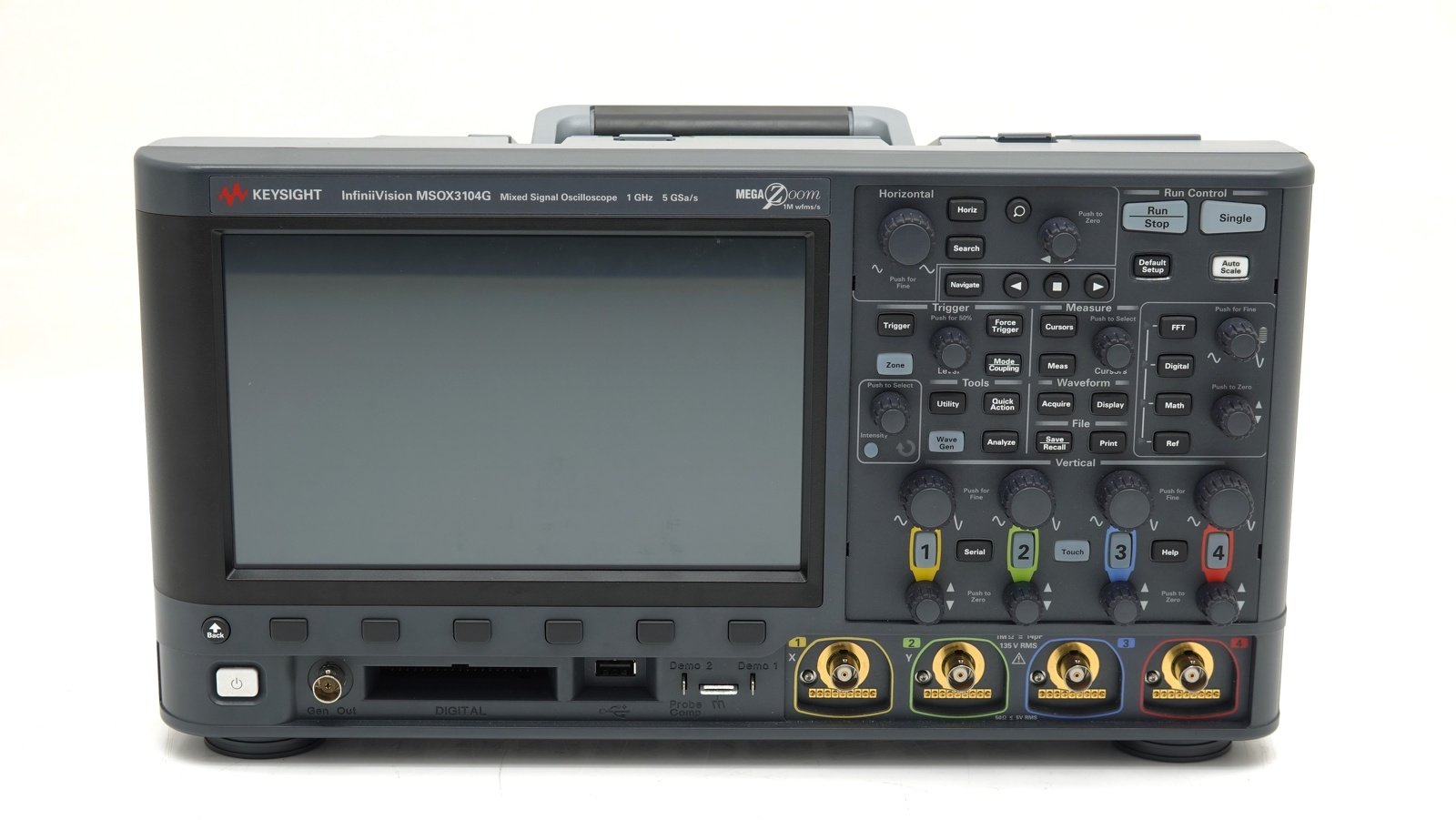 Keysight MSOX3104G Mixed Signal Oscilloscope / 1 GHz / 4 Analog Plus 16 Digital Channel