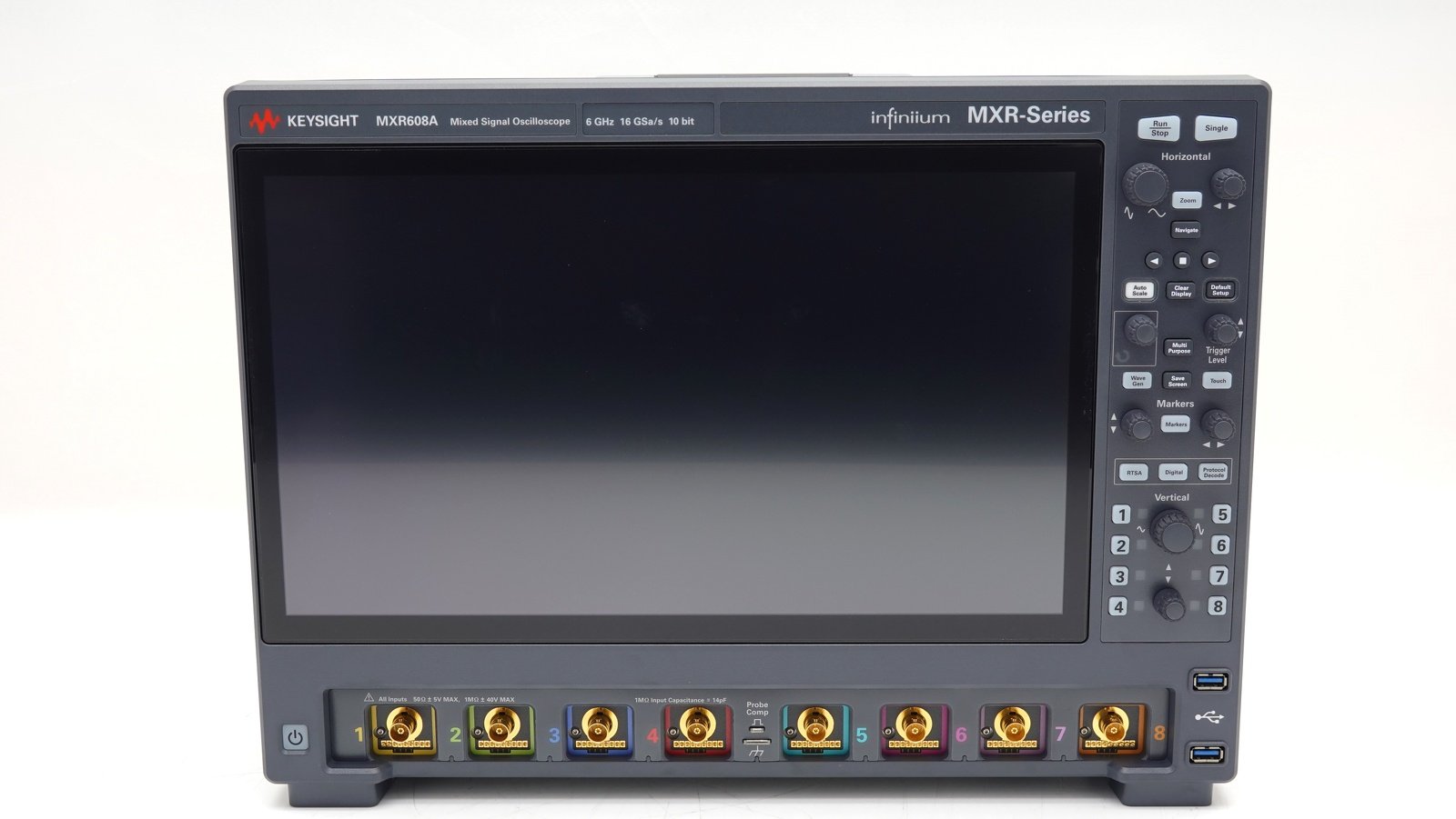 Keysight MXR608A Infiniium MXR-Series Real-Time Oscilloscope / 6 GHz / 16 GSa/s / 8 Channels