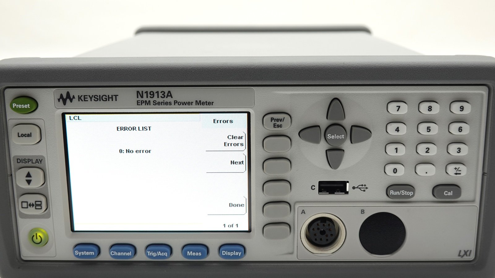 Keysight N1913A Power Meter / EPM Series / 9 kHz to 110 GHz / Single Channel