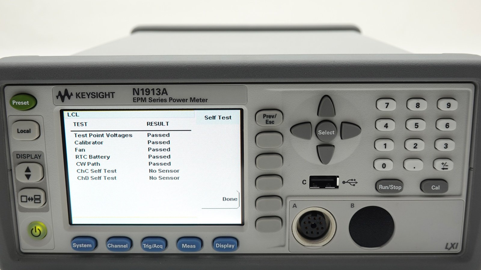 Keysight N1913A Power Meter / EPM Series / 9 kHz to 110 GHz / Single Channel