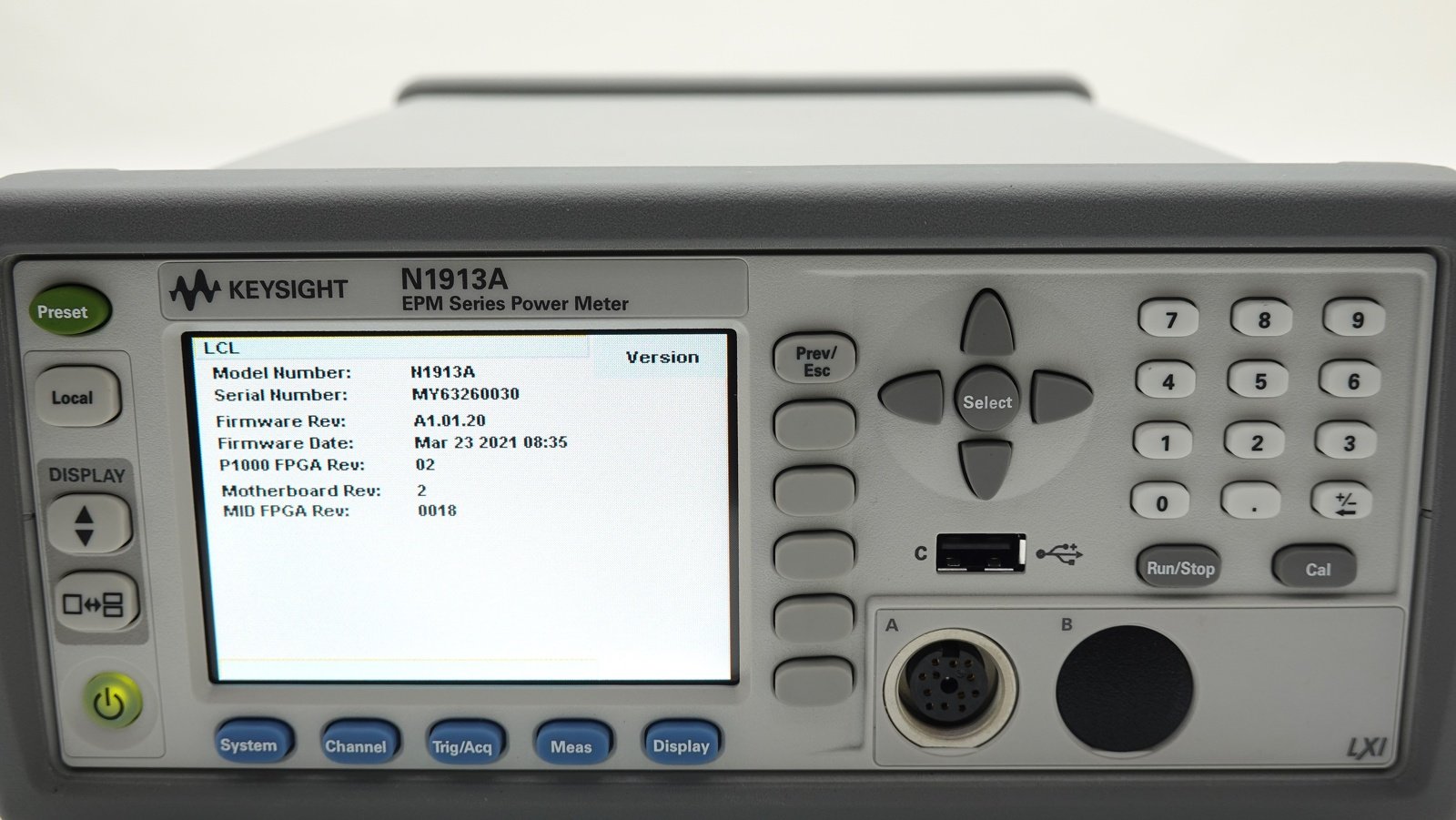 Keysight N1913A Power Meter / EPM Series / 9 kHz to 110 GHz / Single Channel