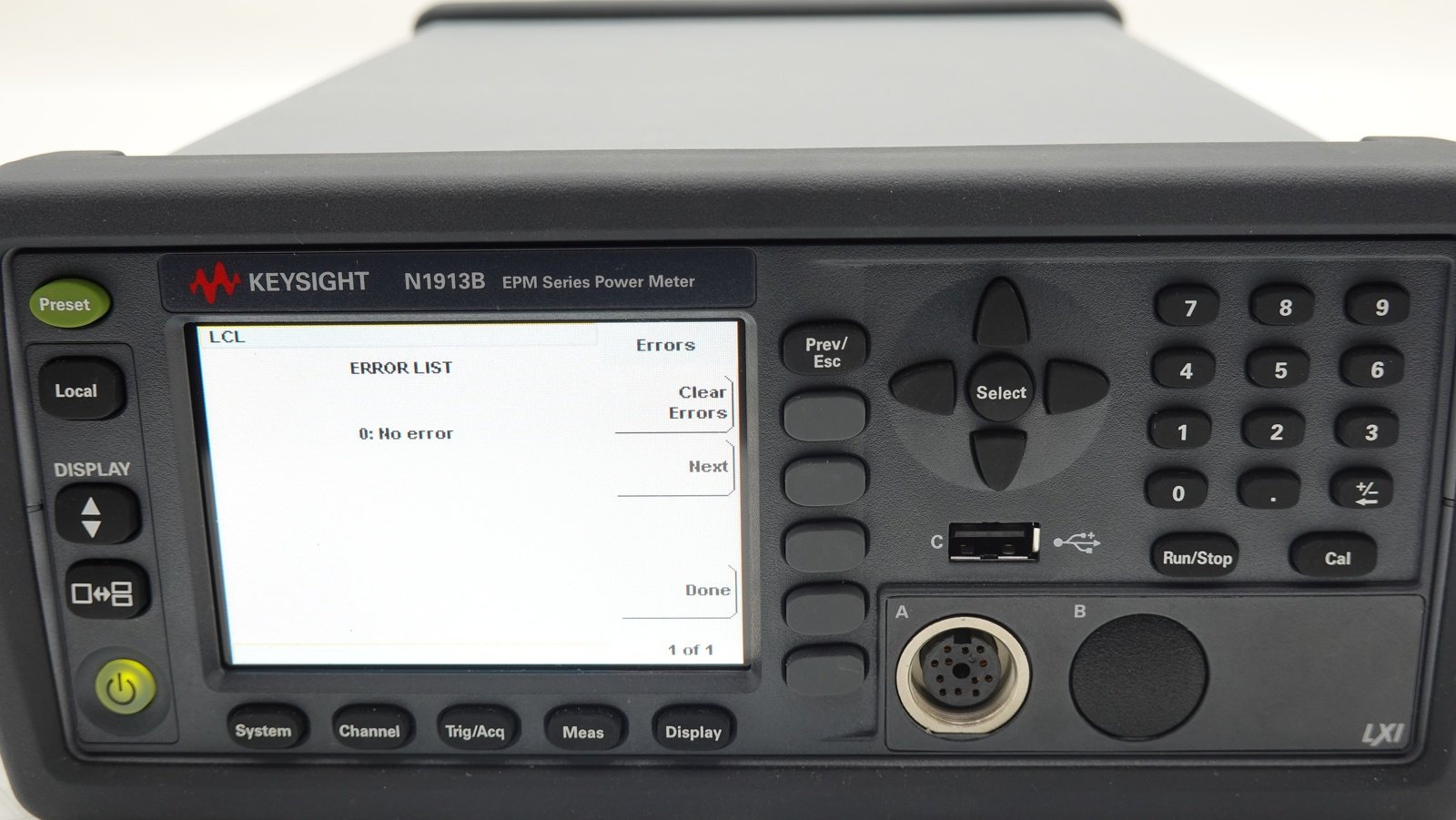 Keysight N1913B Power Meter / EPM Series / Single Channel