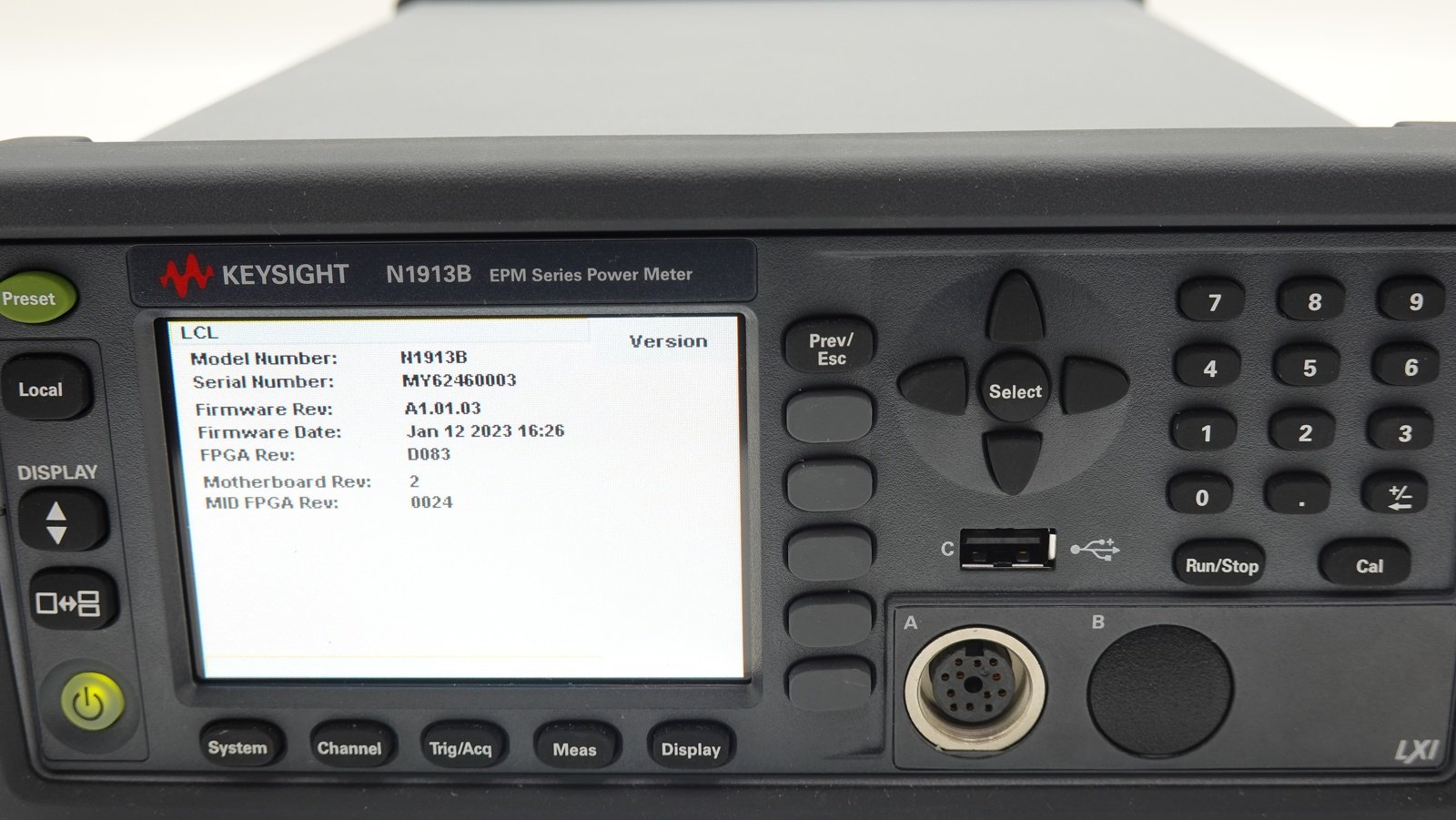 Keysight N1913B Power Meter / EPM Series / Single Channel