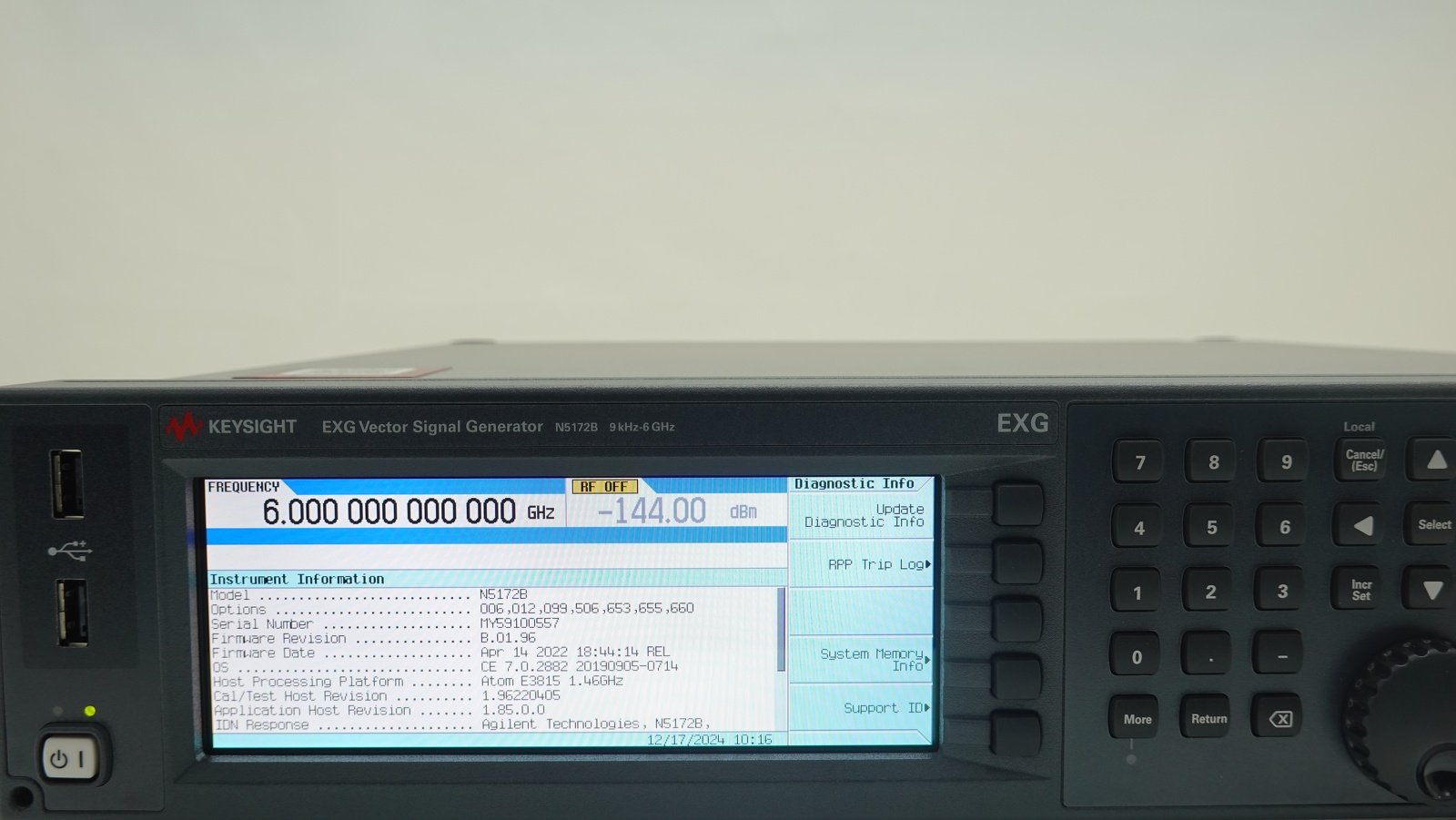 Keysight N5172B-506 9 kHz to 6 GHz