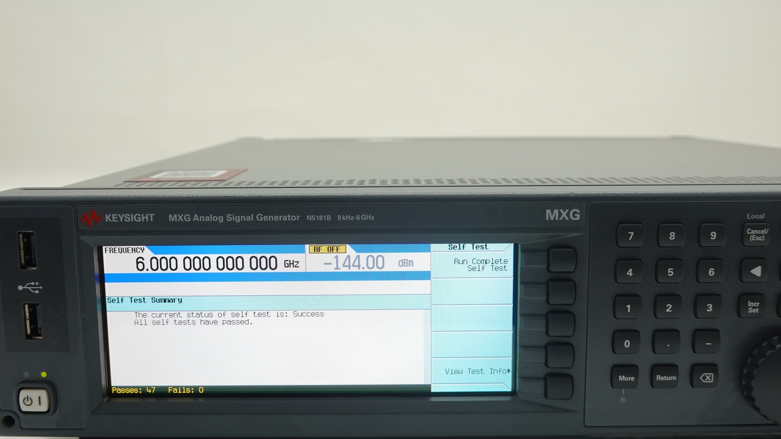 Keysight N5181B-506 9 kHz to 6 GHz