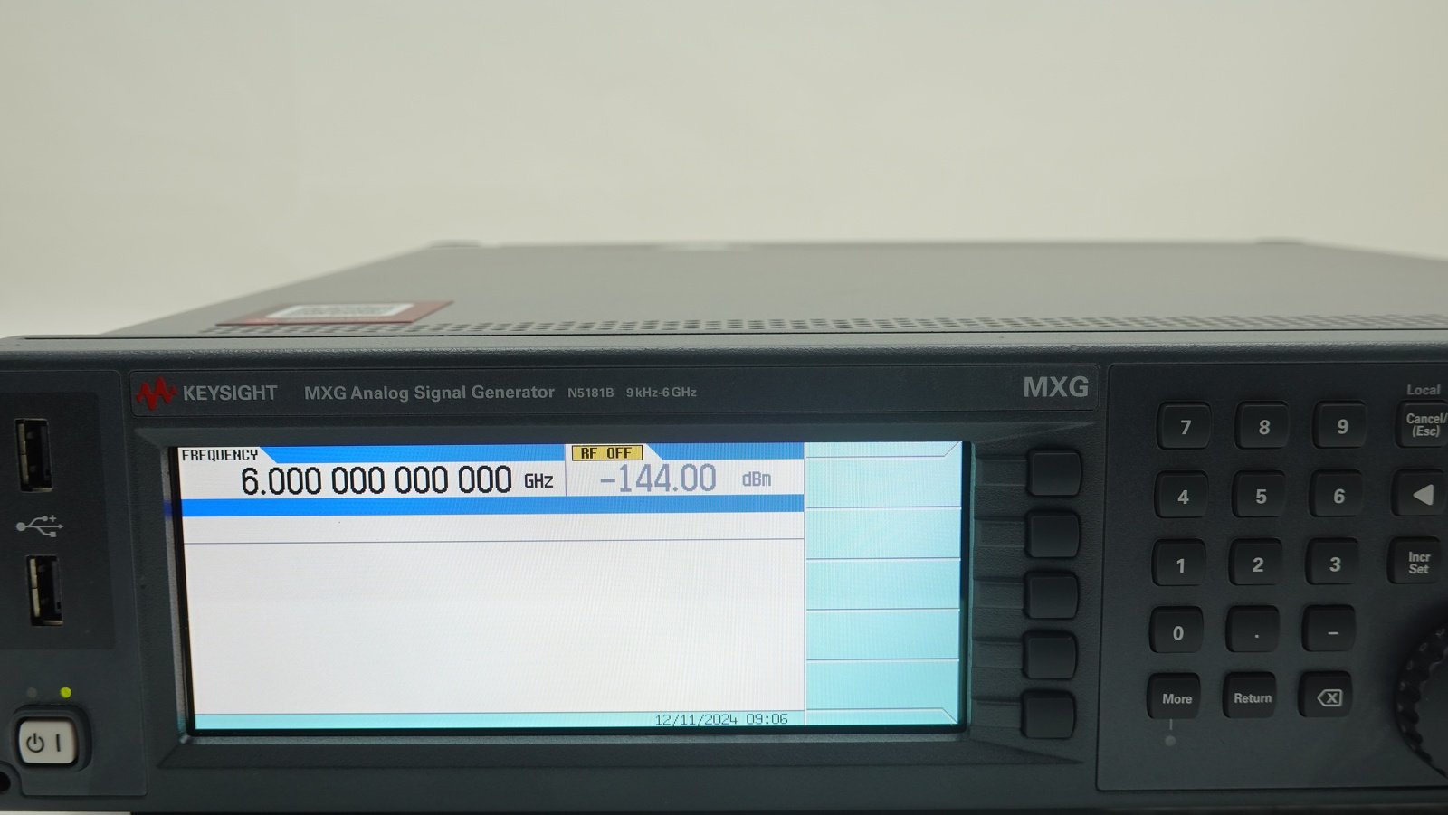 Keysight N5181B-506 9 kHz to 6 GHz