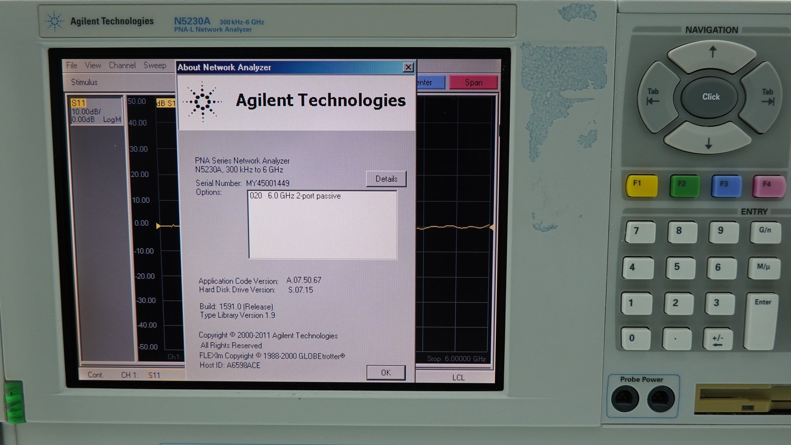 Keysight N5230A-020 300 kHz to 6 GHz / 2-port / Standard Test Set