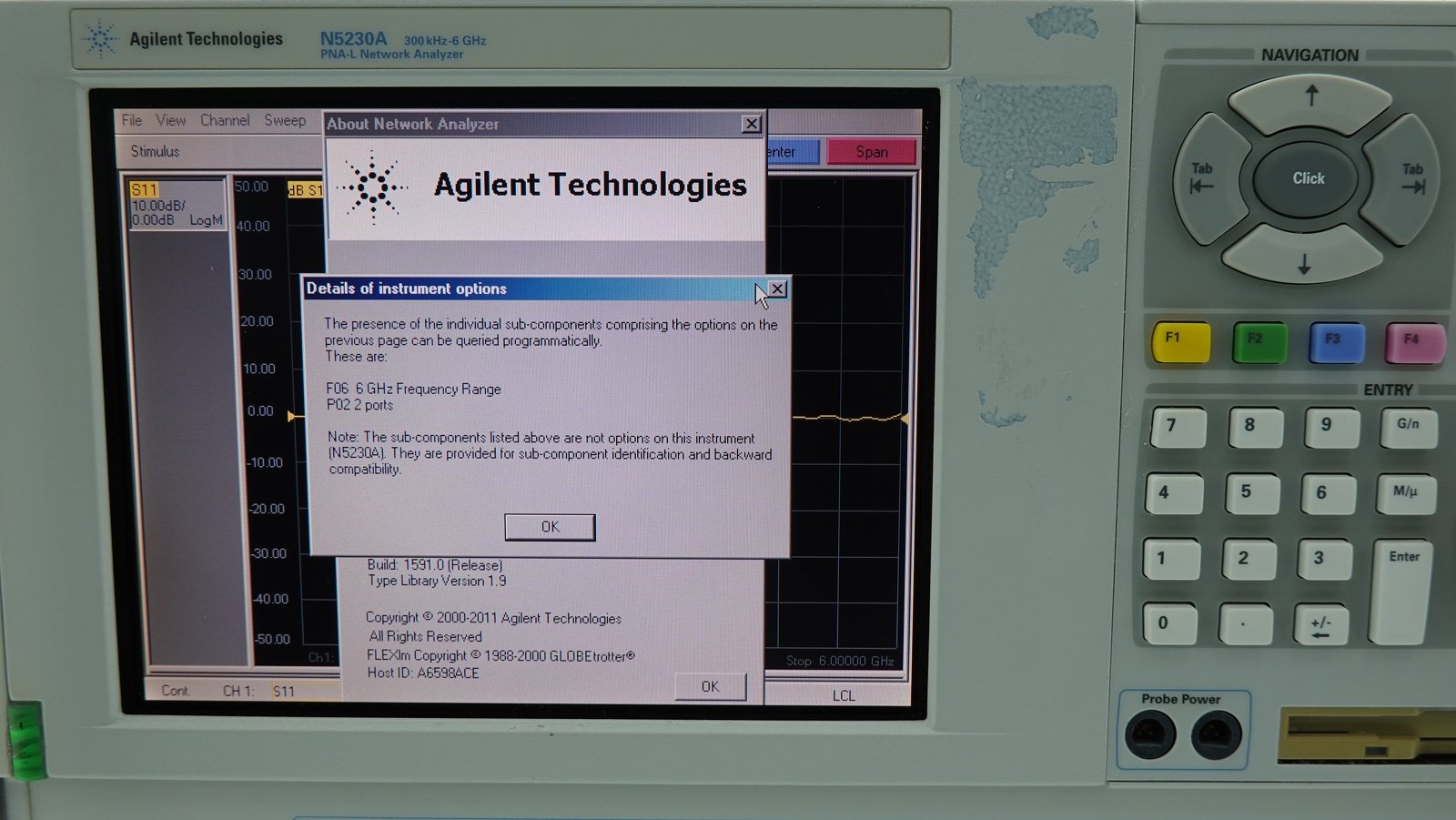 Keysight N5230A-020 300 kHz to 6 GHz / 2-port / Standard Test Set