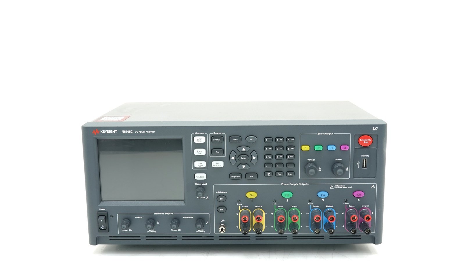 Keysight N6705C DC Power Analyzer Mainframe / Modular / 600W / 4 Slots