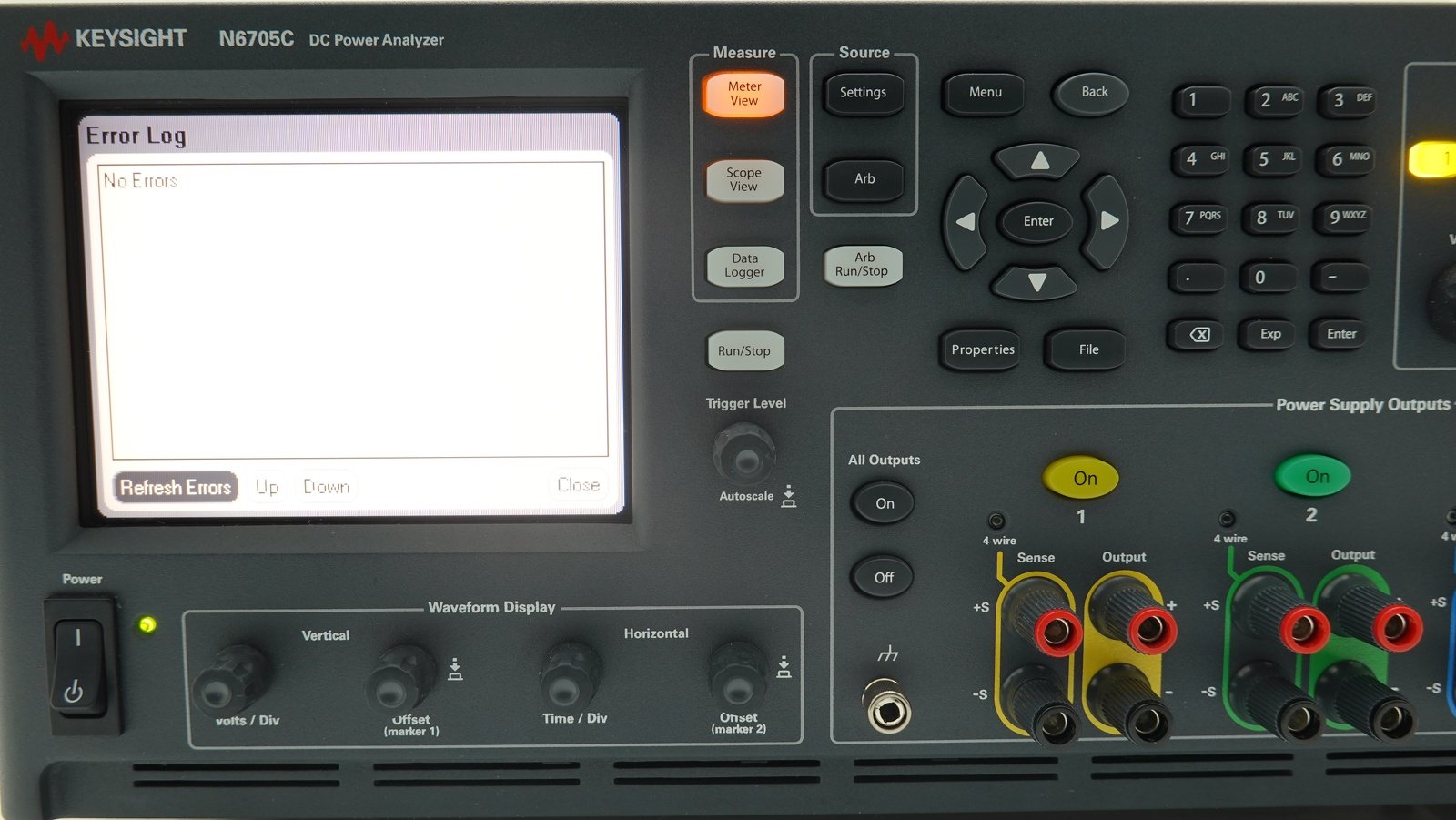 Keysight N6705C DC Power Analyzer Mainframe / Modular / 600W / 4 Slots