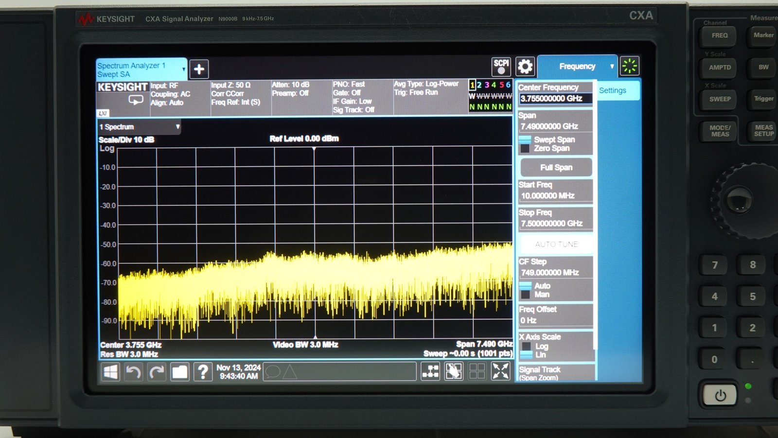 Keysight N9000B-507 9 kHz to 7.5 GHz