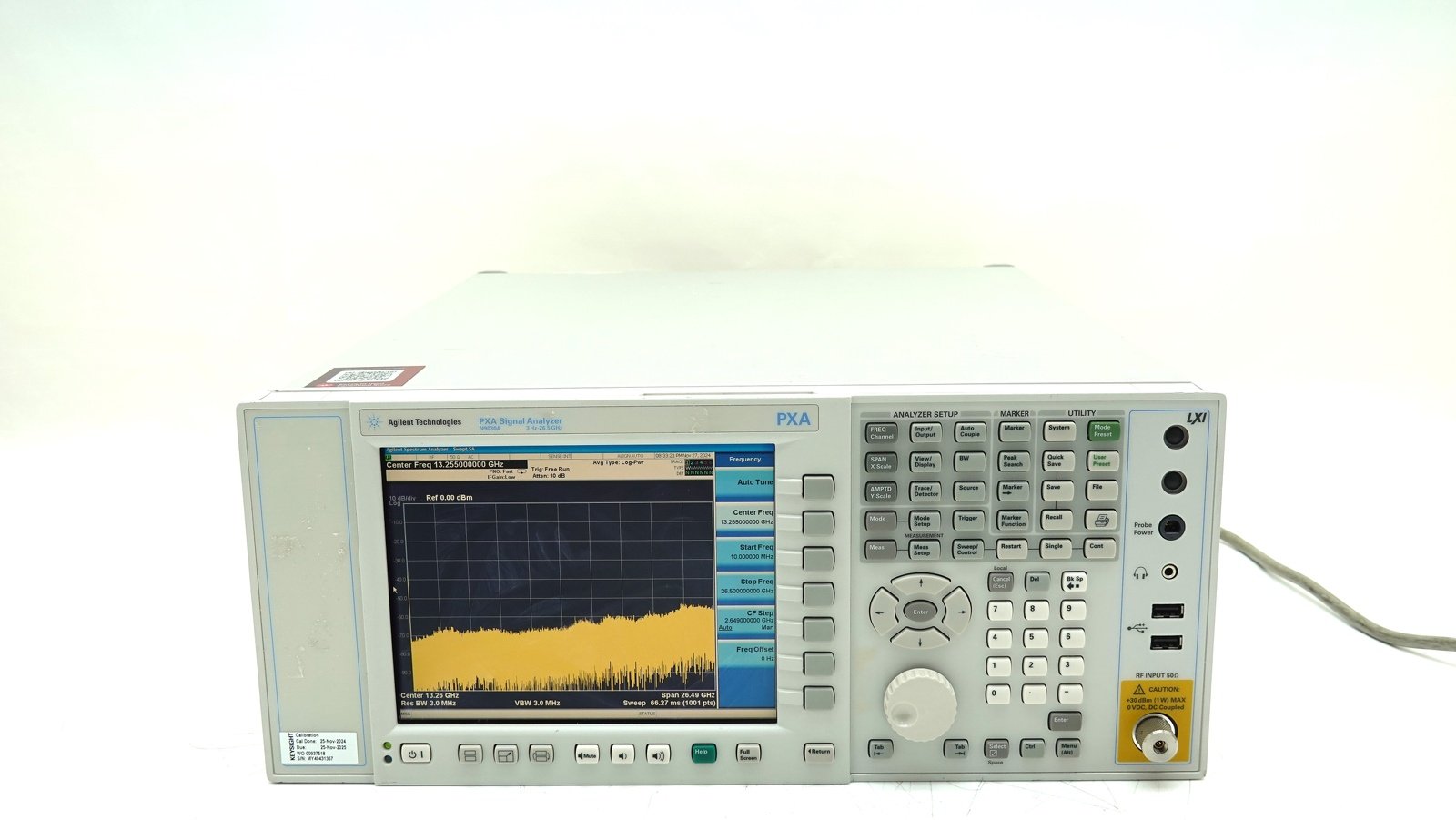 Keysight N9030A-526 3 Hz to 26.5 GHz 