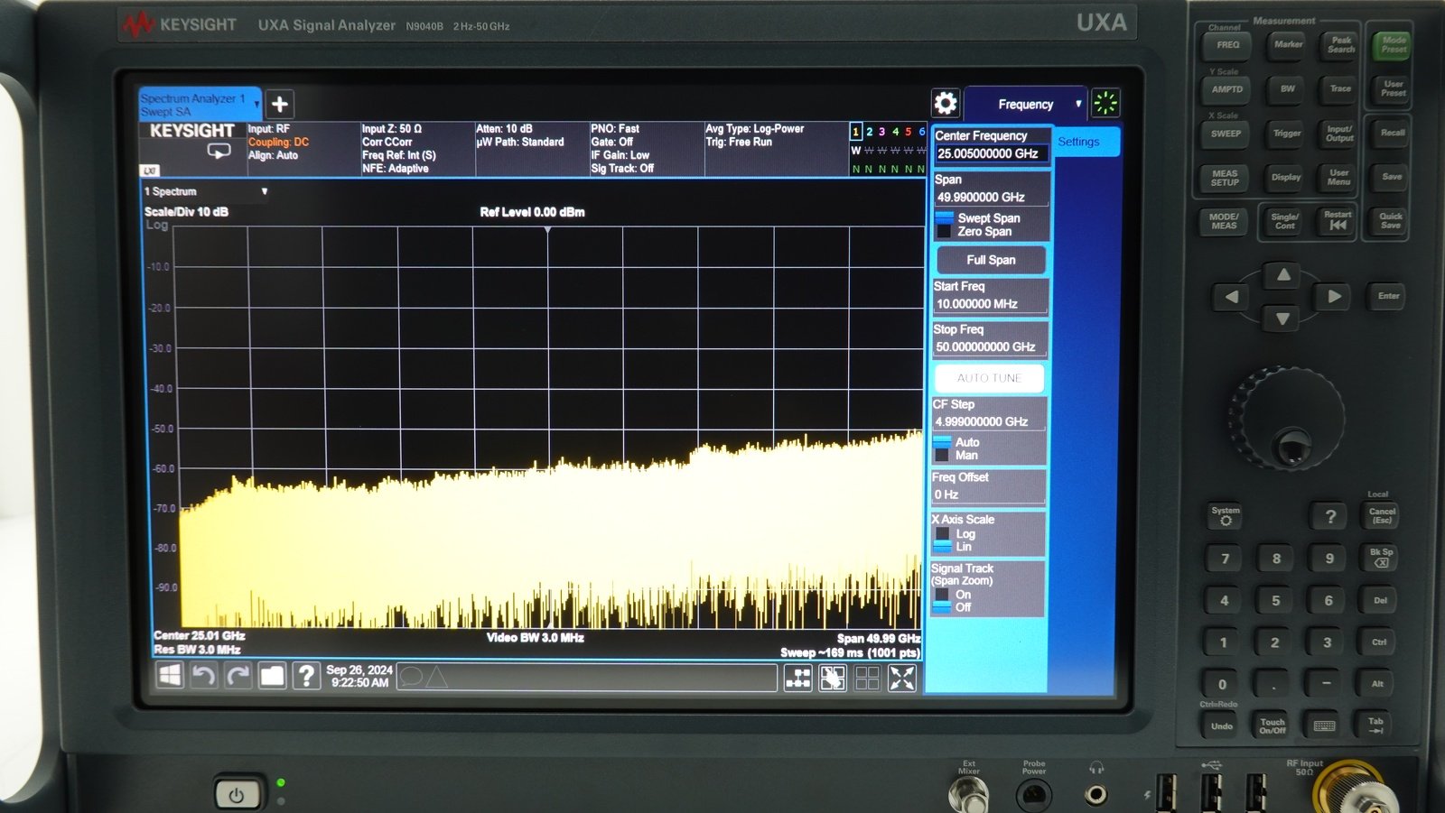 Keysight N9040B-550 2 Hz to 50 GHz