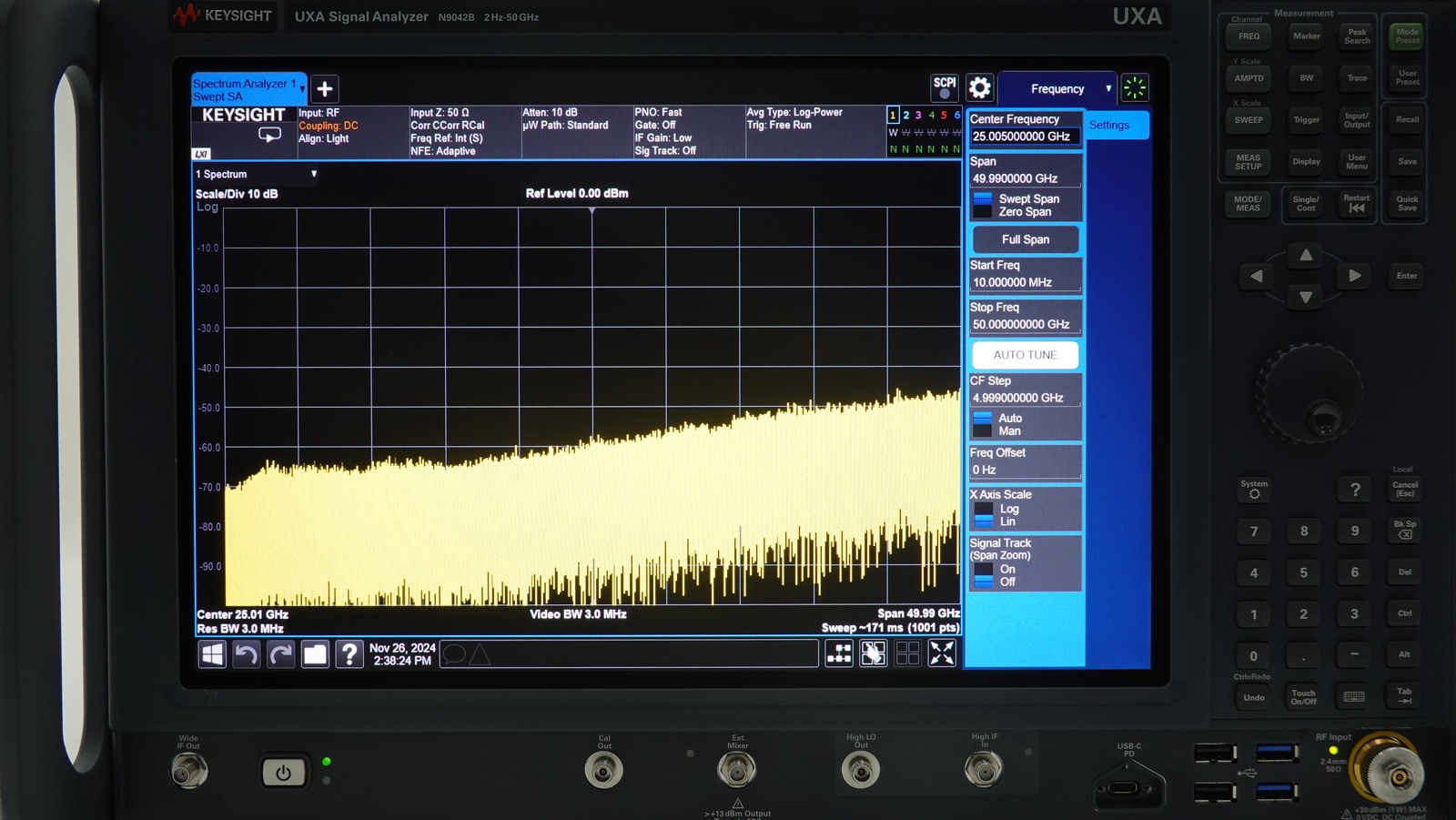 Keysight N9042B-550 2 Hz to 50 GHz